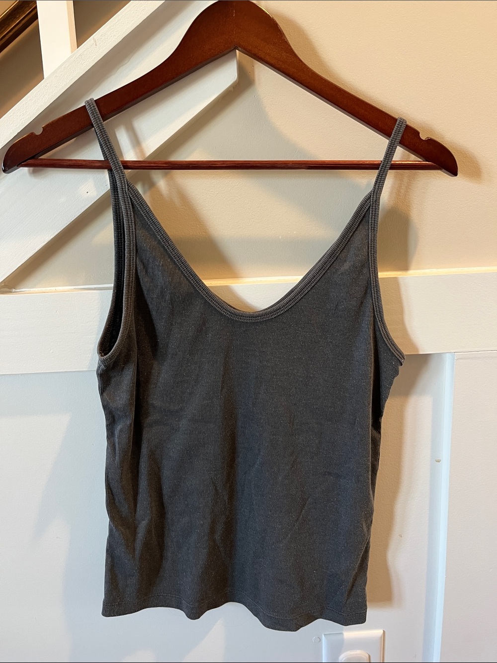 Universal Thread Charcoal Gray Spaghetti Strap Tank Top
